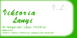 viktoria lanyi business card
