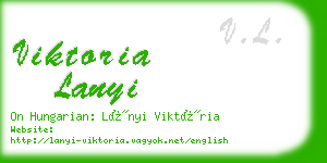 viktoria lanyi business card